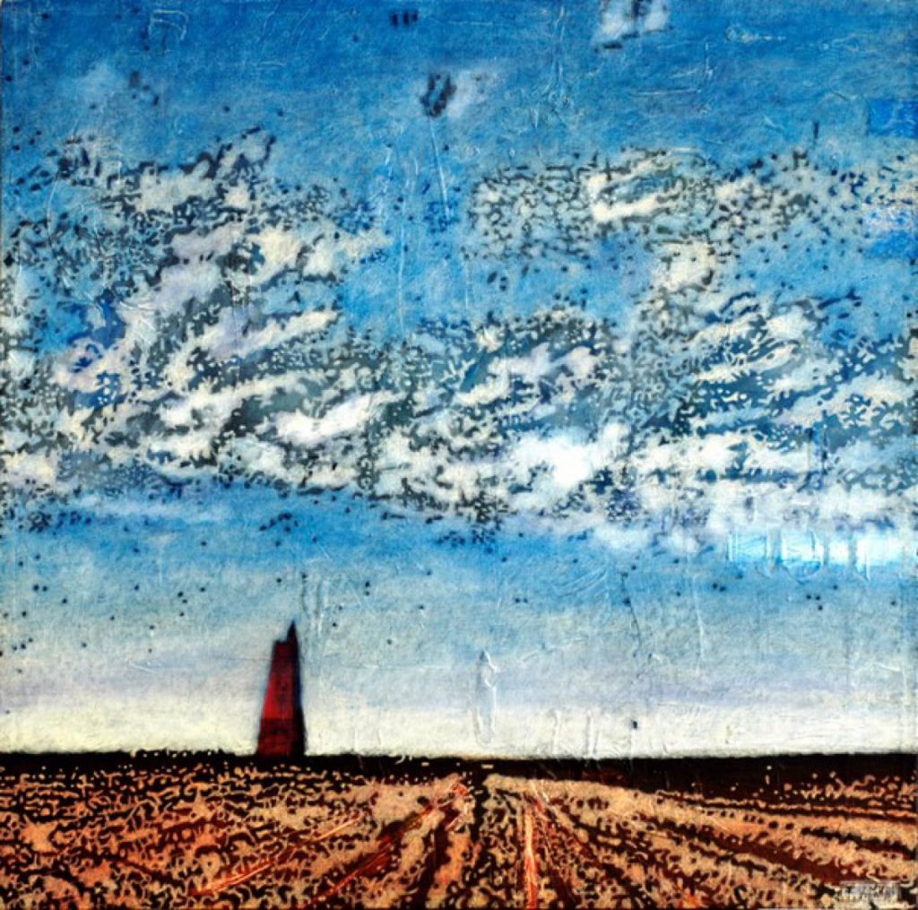 Horizont II – III, Acryl auf Nessel, je 60 x 60 cm, in Privatbesitz