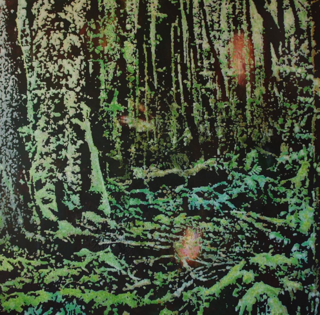 Wald III, Acryl auf Nessel, 170 x 170 cm